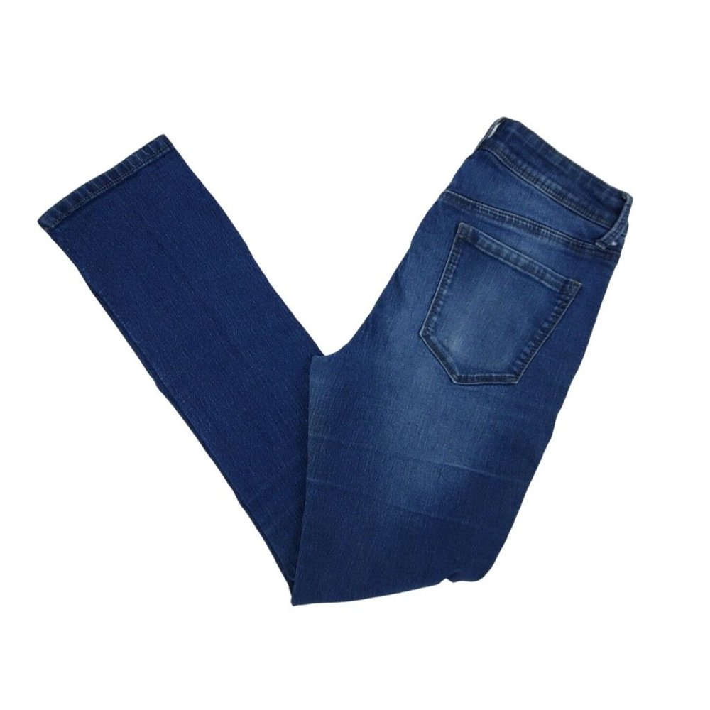 Black Daisy Womens Jeans sz 3/26 Kate Straight Leg mid rise med wash